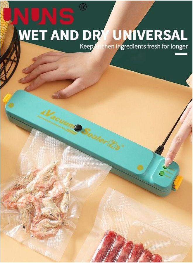 يو إن يو إن أس Vacuum Sealer Machine,Food Automatic Air Sealing System For Food Storage Dry And Moist Modes,With 10Pcs Seal Bags Starter Kit - Image 4