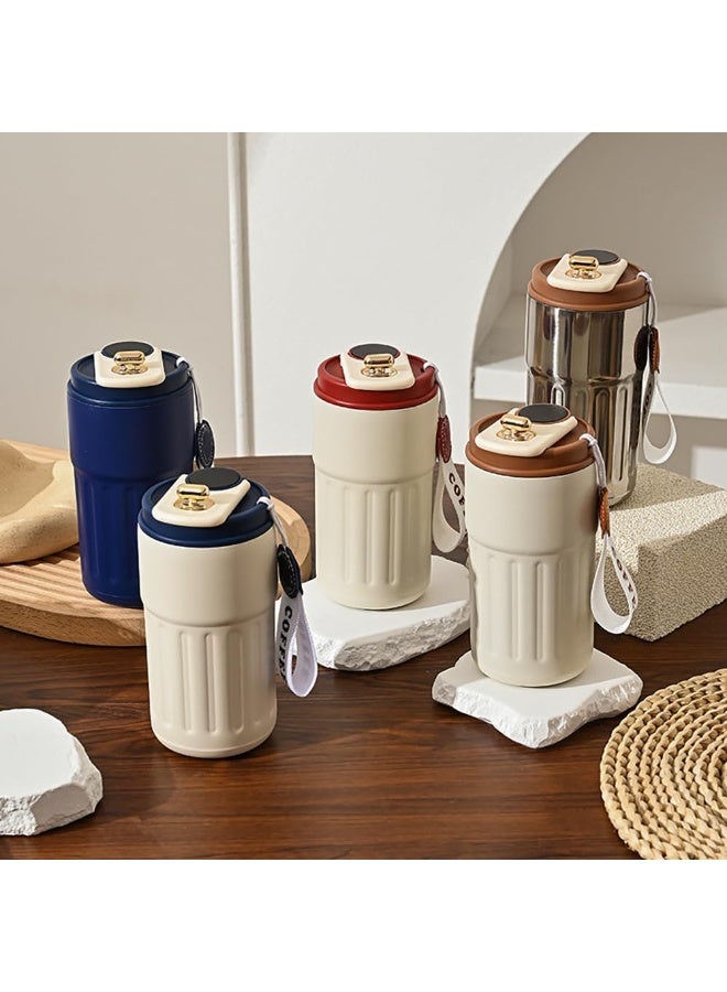 TYCOM Travel Coffee Mug 450 ML Stainless Steel Vacuum Ice and Hot Drinks Insulated Tumbler for Home Office Outdoor Works - Image 4