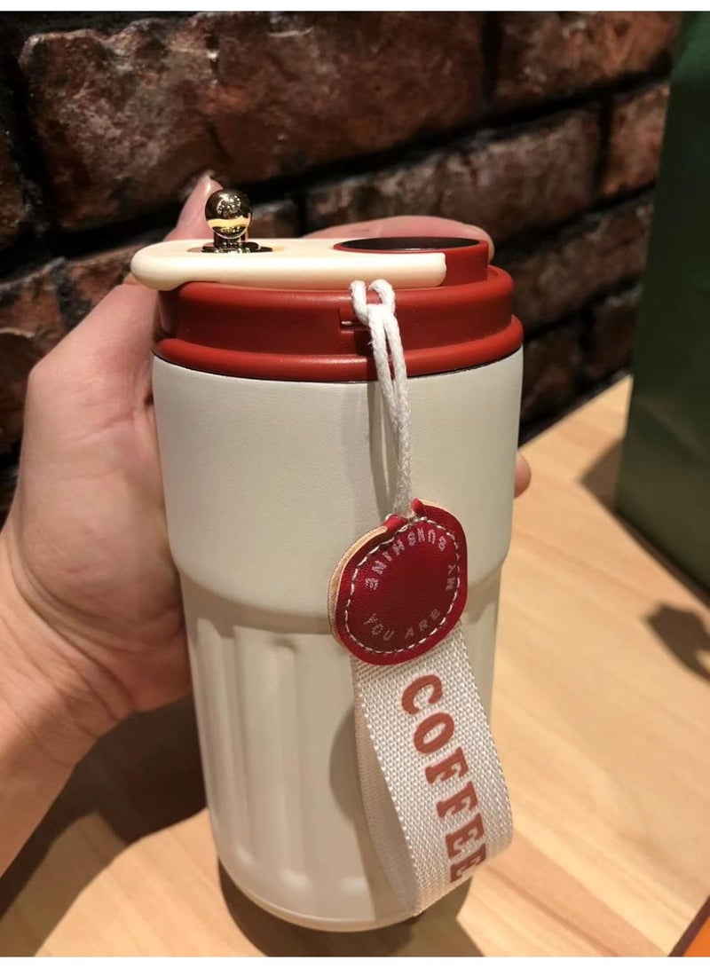 TYCOM Travel Coffee Mug 450 ML Stainless Steel Vacuum Ice and Hot Drinks Insulated Tumbler for Home Office Outdoor Works - Image 2