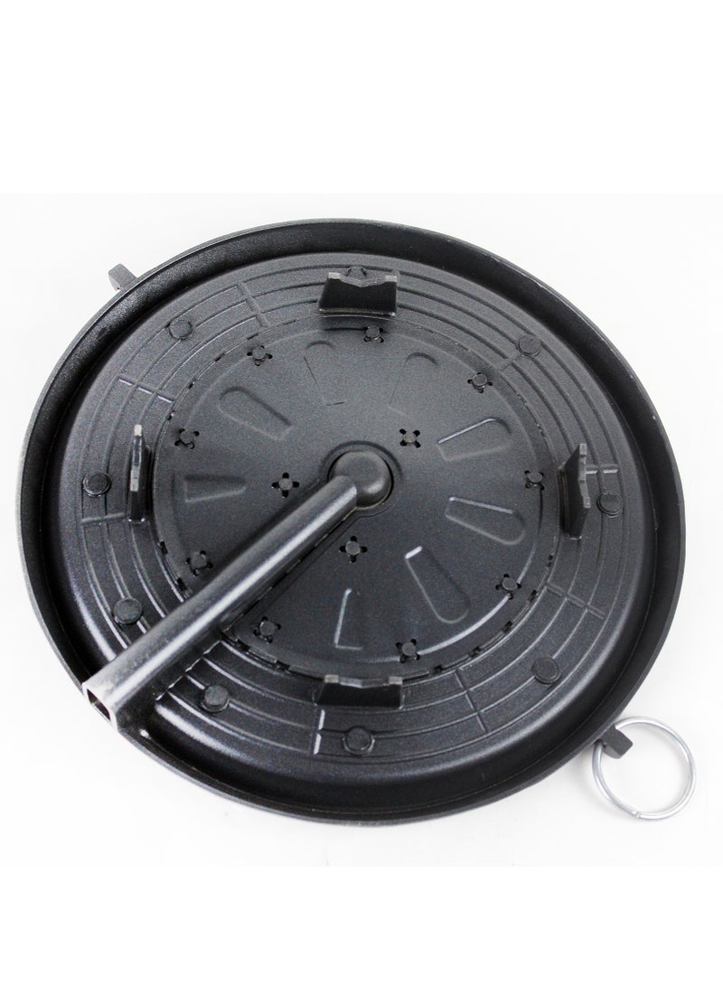 Korean Grill Pan - 32cm Non-Stick Bakeware for Smokeless Barbecue | Indoor/Outdoor Stovetop Plate | Ideal for Beach Party, Camping, BBQ Tools  - Image 5