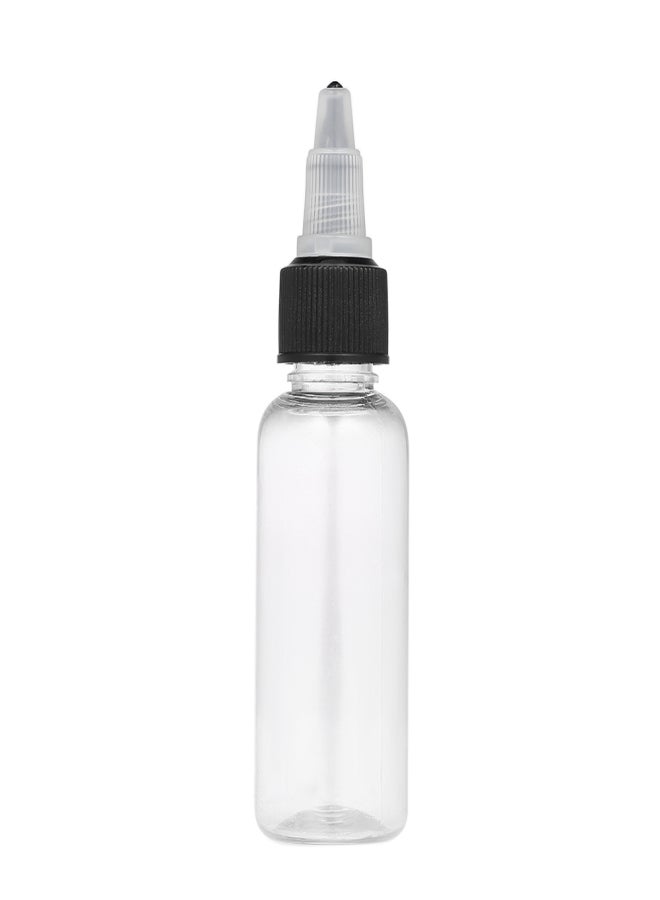 10pcs 30ml 1oz Clear Plastic Empty Tattoo Ink Pigment Bottles with Black Twist Cap Tattoo Ink Pigment Clear Bottle Supplies - Image 5