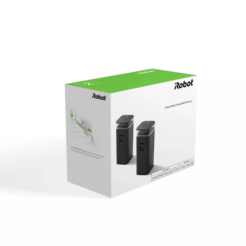 iRobot Authentic Replacement Parts Dual Virtual Wall 2Pack Compatible with All Roomba 600 Series 614 675 692 694 e Series i1 i1 i3 i3 i4 i4 i5 i5 i7 i7 i8