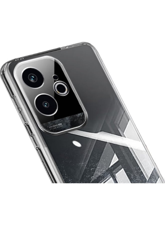 Koolife Phone Case For Realme Gt6, Protective Cover For Realme Gt6, Full Lens Protection, Simple Skin-Friendly Transparent Soft Case, Fingerprint-Resistant Back Cover - Image 3