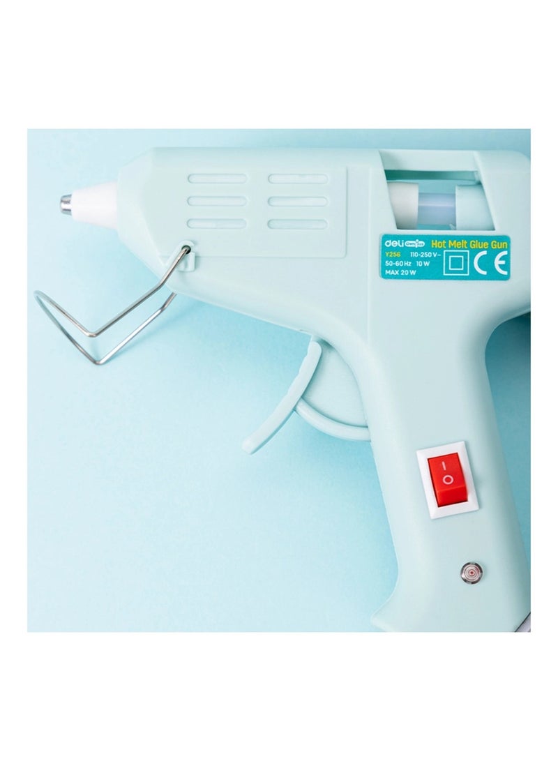 Deli 1-Piece Hot Melt Glue Gun 20W Power Assorted Colours - Image 1