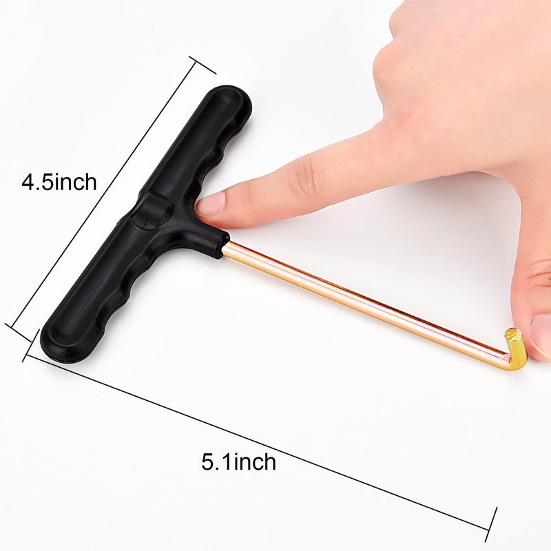 TecUnite 2 Pack Trampoline Spring Pull Tool Adjustment T-Hook Spring Pull Kit - Image 2