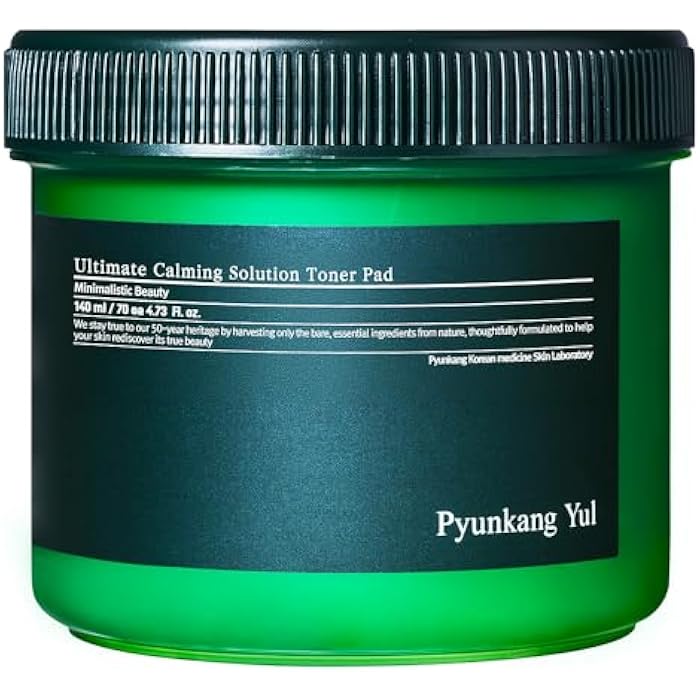 Pyunkang Yul PKY Ultimate Calming Solution Toner Pad for Sensitive Skin with Patented Ingredients, Intensely Calms & Soothes Rednes with CICA & Tea Tree, Korean Skincare (70 Pads) - Image 1