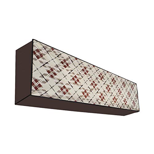 Lithara Waterproof Printed AC Cover for for Split AC 1 Ton Indoor Unit | All Weather Cover | Elastic Stretchable | (Design 01 Multicolor) - Image 2