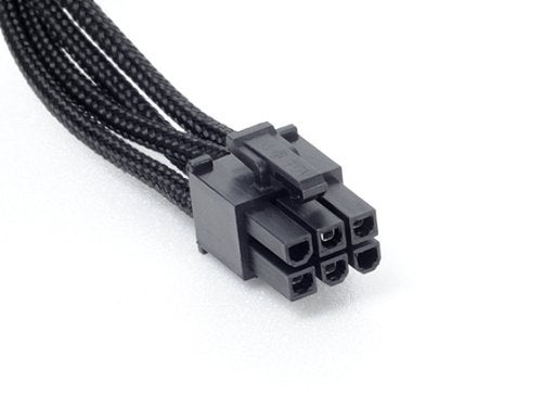 SilverStone Black Sleeved PSU Cable for Three 4-Pin Molex & One 4-Pin Floppy adapter PP06B-3PER10F - Image 3