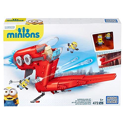 MEGA CONSTRUX Minions: Mega Bloks Minion Movie Supervillain Jet - Image 1
