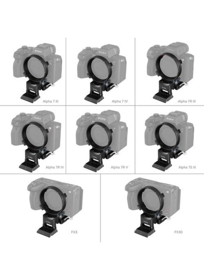 SMALLRIG - SmallRig Rotatable Horizontal-To-Vertical Mount Plate Kit For Sony Alpha 1 / Alpha 7 / Alpha 9 / FX Series 4244 - Image 1