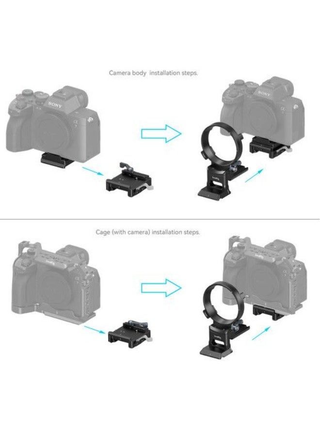 SMALLRIG - SmallRig Rotatable Horizontal-To-Vertical Mount Plate Kit For Sony Alpha 1 / Alpha 7 / Alpha 9 / FX Series 4244 - Image 1