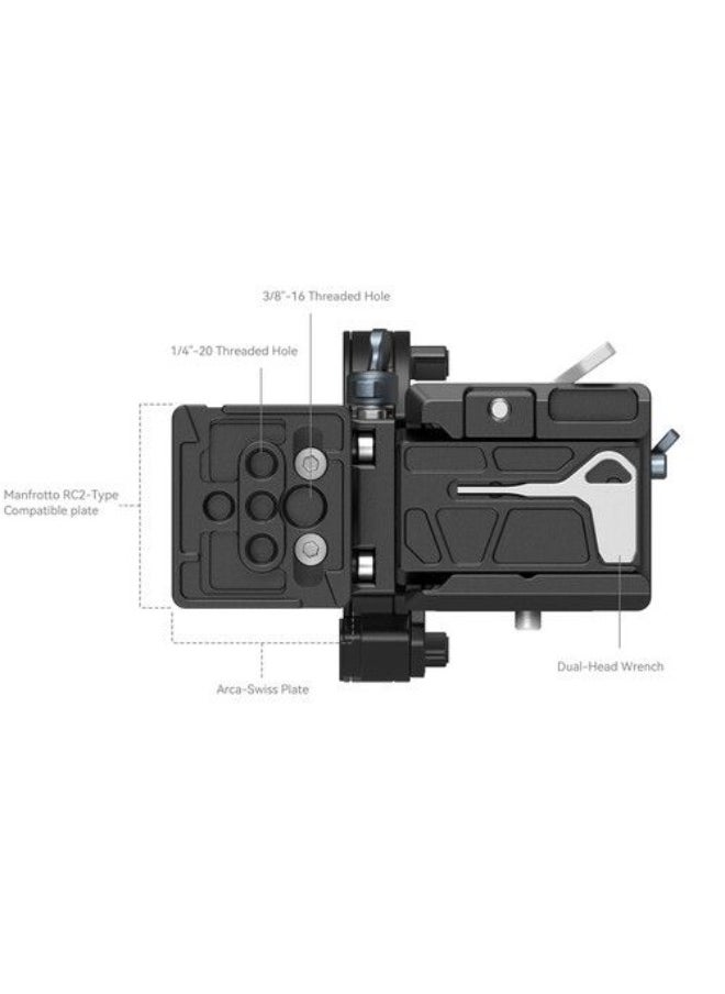 SMALLRIG SmallRig Rotatable Horizontal-To-Vertical Mount Plate Kit For Sony Alpha 1 / Alpha 7 / Alpha 9 / FX Series 4244  - Image 3