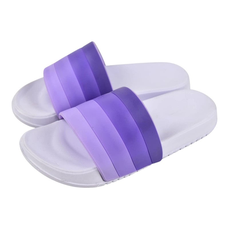 Women's rubber slippers in distinctive colors, unique design, lightweight, comfortable for the feet, suitable for the beach, club, outings, and everyday home use. Summer 2026
