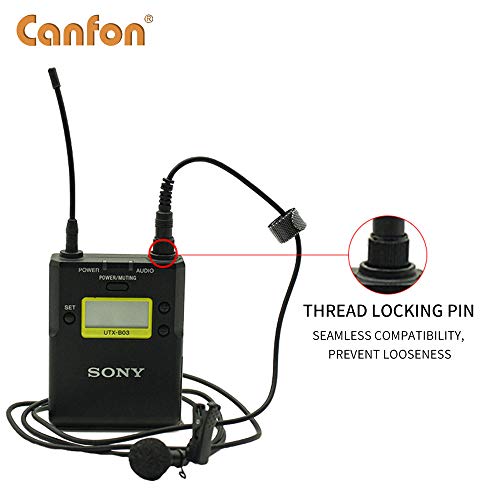 Canfon Omnidirectional Lavalier Microphone for Sony UWP V1/D11/D21 Wireless Microphone System - Image 4