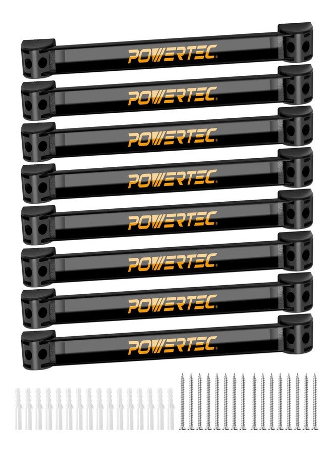 POWERTEC Magnetic Tool Holder Strip 12" 8PK, Metal Magnet Tool Bar Organizers for Garage, Workshop & Kitchen w/Mounting Screws, Space Saving Shop Organization Accessories (71965-P2) - Image 1
