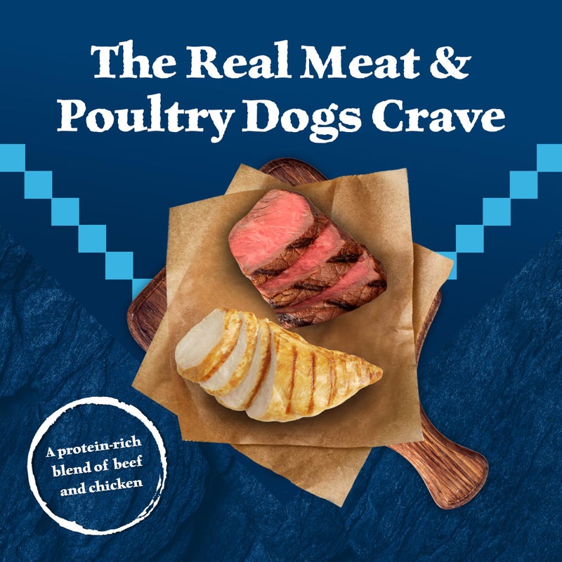Blue Buffalo Wilderness Adult Wet Dog Food, High-Protein & Grain-Free, Made with Natural Ingredients, Beef & Chicken Grill, 12.5-oz. Cans, 12 Count - Image 3