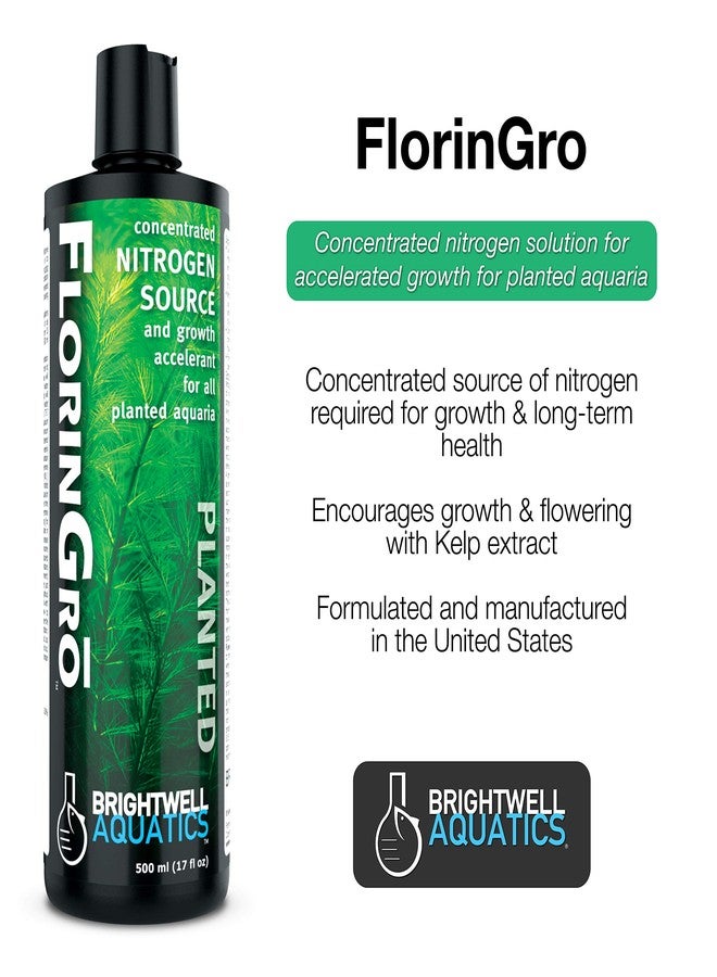 Brightwell Aquatics Florin-Gro - Concentrated Nitrogen Solution for Accelerated Growth for All Planted Aquaria, 250 ml - Image 2