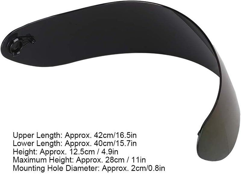 Aramox Helmet Lens Visor, Full Face Motorcycle Helmet Visor Lens Motorcycle Helmet Lens Replacement Fit for AGV K3SV K5(Blue) - Image 5