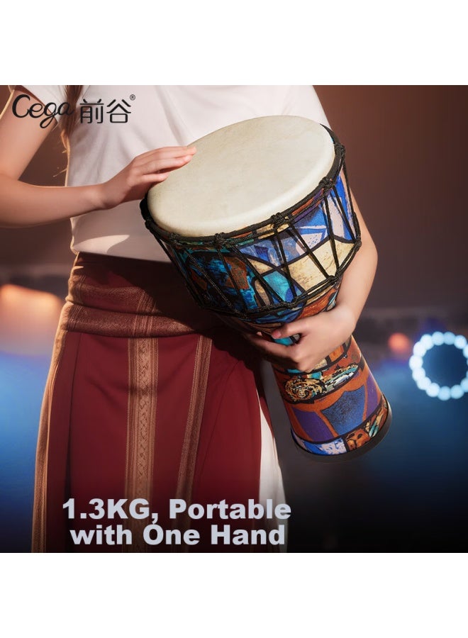 Cega African Drum, Large 10 Composite Goatskin Drumhead, For Children And Adults, Practice And Performance, Lightweight Drum, Percussion Instrument, Holiday Gift - Image 2