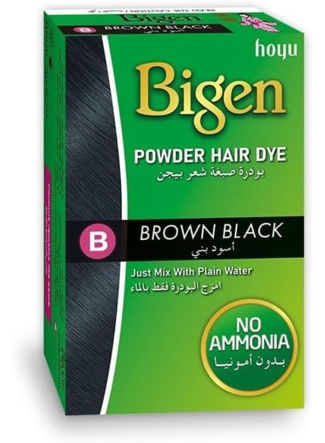 بايجن بيجين صبغه بودره للشعر اسود بني  6 جرام