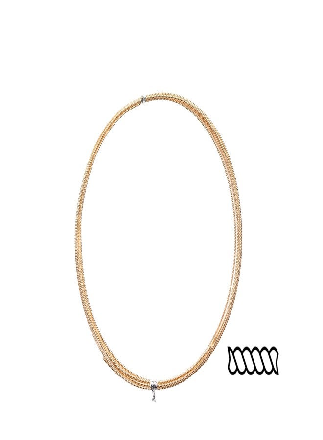 Craft Wire 16 Gauge, 14/20 Yellow Gold Filled Round Twist-Pattern Wire Dead Soft 1 Foot by CRAFT WIRE - Image 1