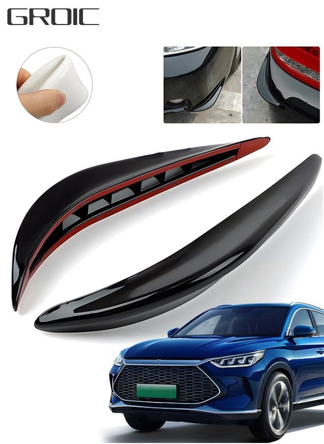 GROIC - 2PCS Car Bumper Guard Protector Sticker, Car Front Rear Bumper Protector Strip, Universal Anti-Scratch Bumper Protector Long Rubber Corner Guard Anti-Collision Strip - Image 1