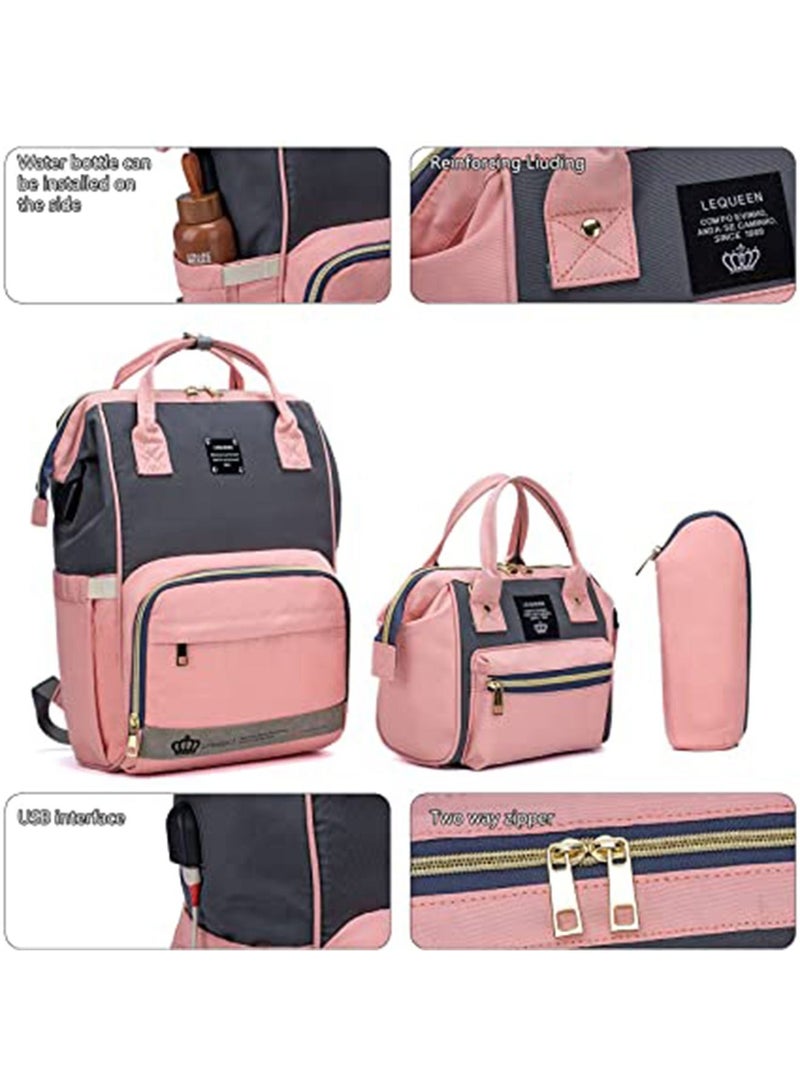 LIMOS Diaper Mummy Bag Backpack Large Unisex Baby Bags with Changing Pad - Image 5