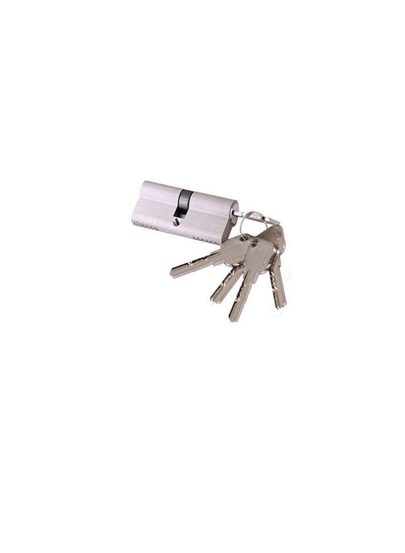 Door Lock Cylinder 70mm (35-35) with 5 Computer Keys - Image 1