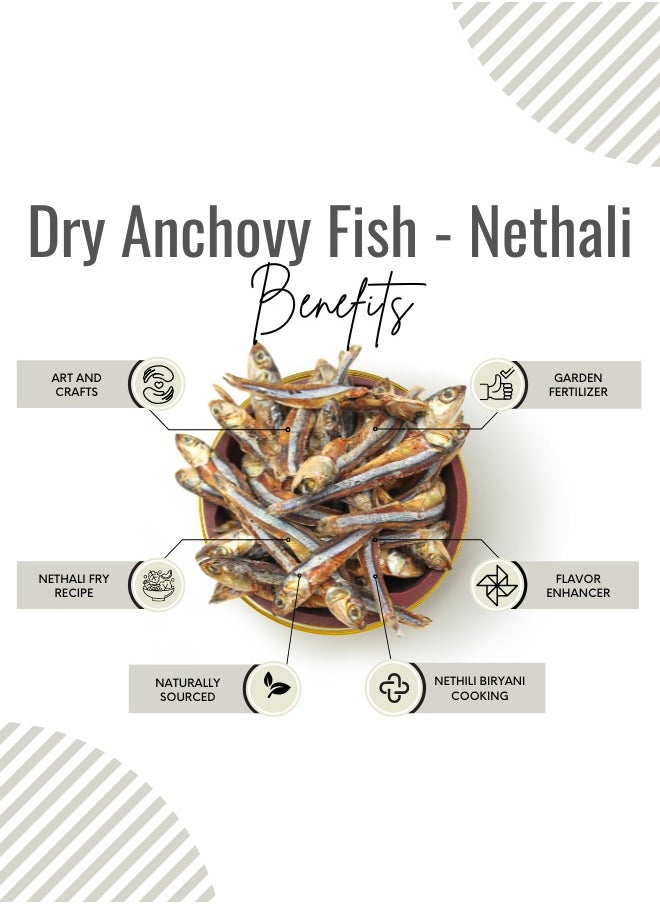 Awafi Mill Quality Dry Anchovy Fish (Nethali) | Natural and Delicious Delicacy  - Image 2