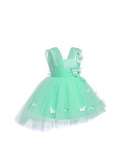 Daddy's Angel Baby Toddler Kids Butterfly Dress Sleeveless  - Image 2