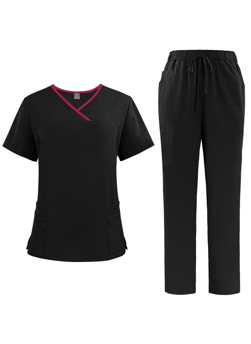 KUYING New V-neck Split Style Medical Work Uniform  - Image 1