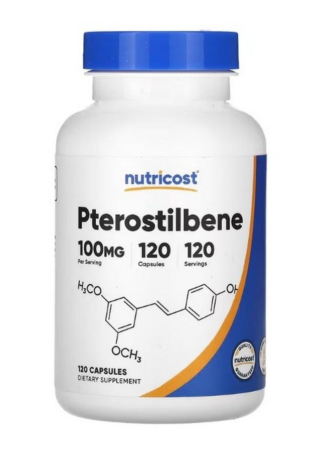 Nutricost Pterostilbene 100 Mg 120 Capsules - Image 1