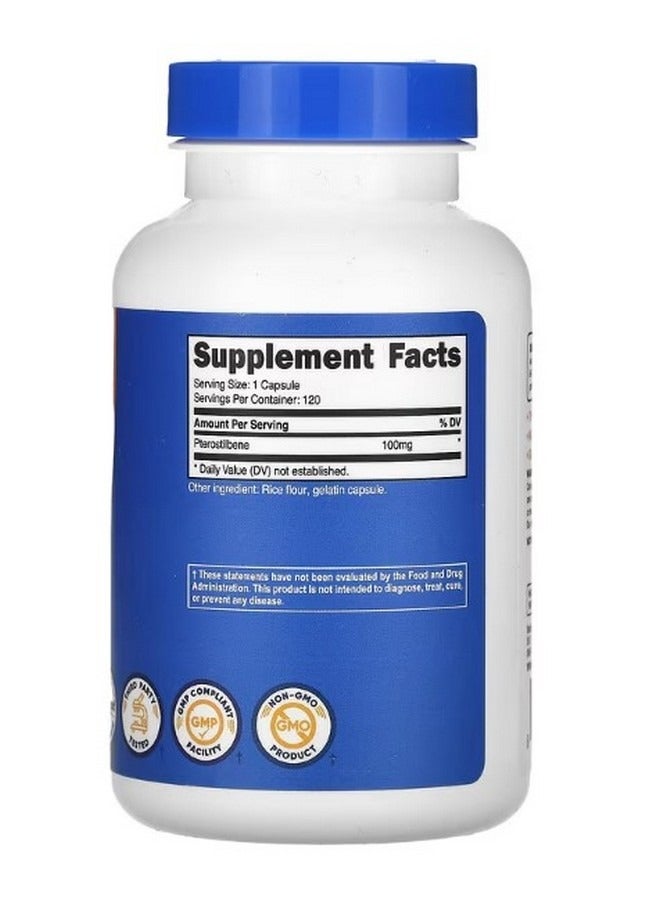 Nutricost Pterostilbene 100 Mg 120 Capsules - Image 2