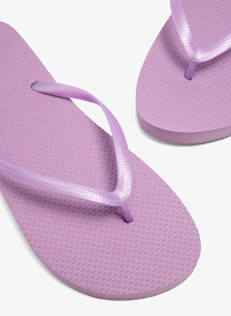 ماتلان Lilac Flip Flops