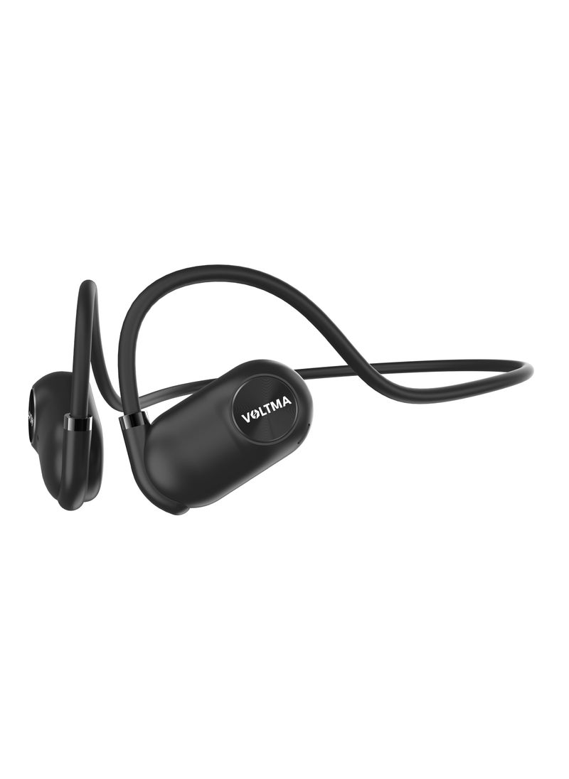 VOLTMA Active Beats Open Ear Headphones | Bluetooth Earbuds 5.3 IPX45 Waterproof Ear Hooks, 6H Playtime Wireless Earbuds, 1.5 Fast Charging Air Conduction Headphones for Running Workout  - Image 1