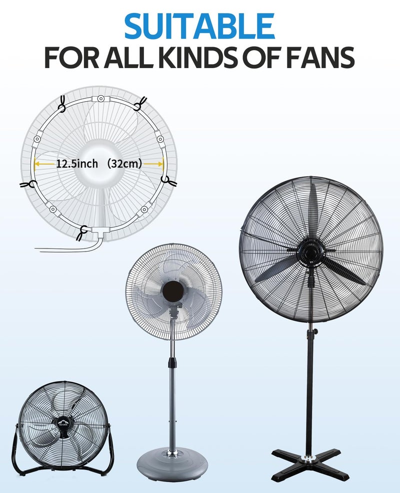 homenote Fan Misting Kit for a Cool Patio Breeze 16.4FT Misting Line, 5 Removable Brass Nozzle and Solid Brass Adapter(3/4"), Outdoor Mister Fan for Patio Cooling - Image 5