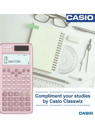 Casio Pink Scientific Calculators Non Programmable 10 + 2 digits 417 Functions FX 991ESPLUS2 PKWDT, FX 991ESPLUS2PKWDT Pink - view 2