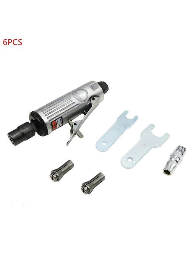 VIGAN Pneumatic Polishing Machine 1/4 Inch Professional Air Die Grinder Grinding Kit Polishing Engraving Tool Pneumatic Tool (6PCS Set) - Image 2