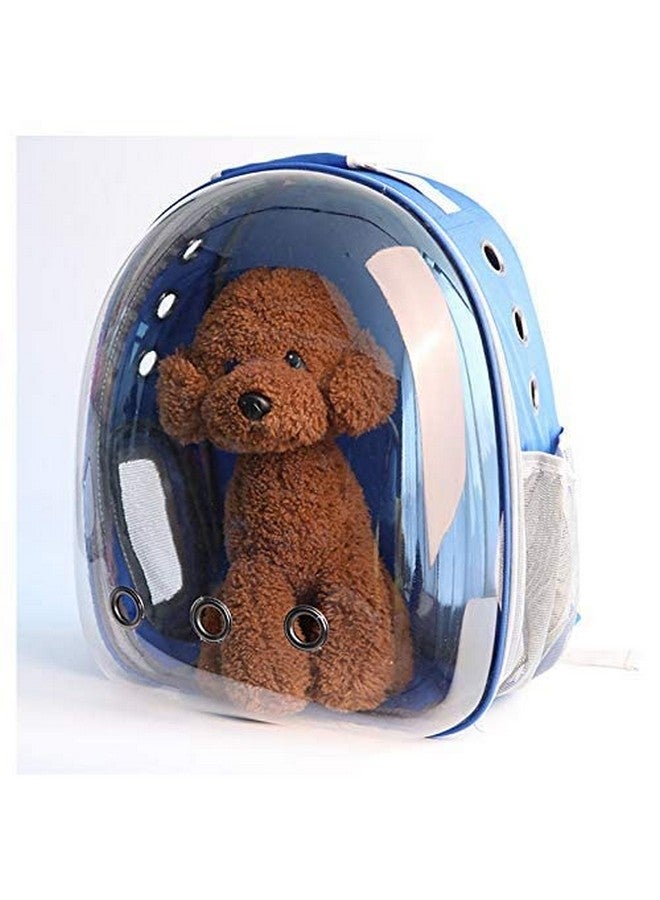 Astronaut Space Capsule Pet Cat Dog Puppy Carrier Breathable Travel Backpack (Light-Blue) - Image 1