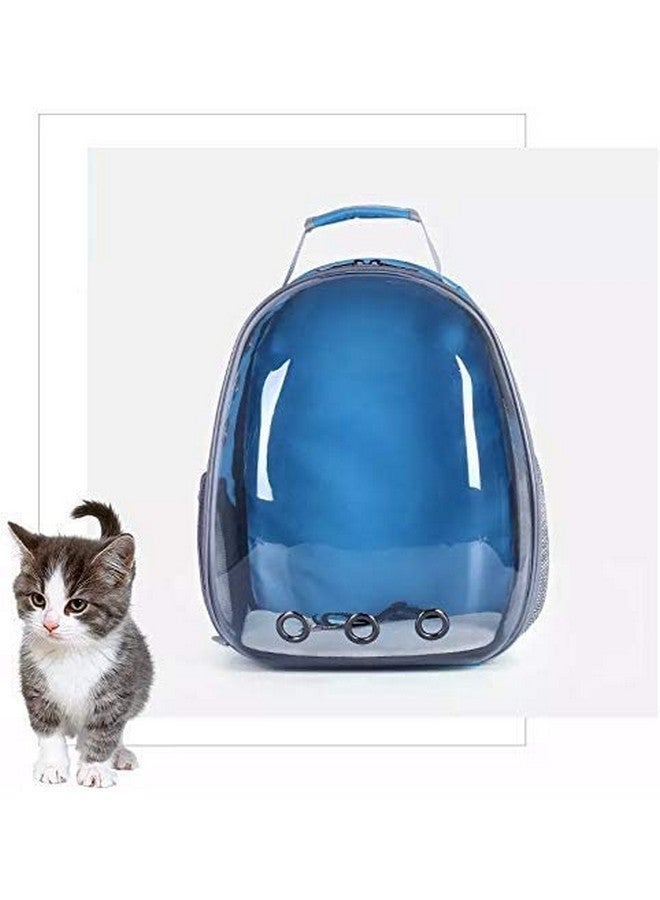 Astronaut Space Capsule Pet Cat Dog Puppy Carrier Breathable Travel Backpack (Light-Blue) - Image 3