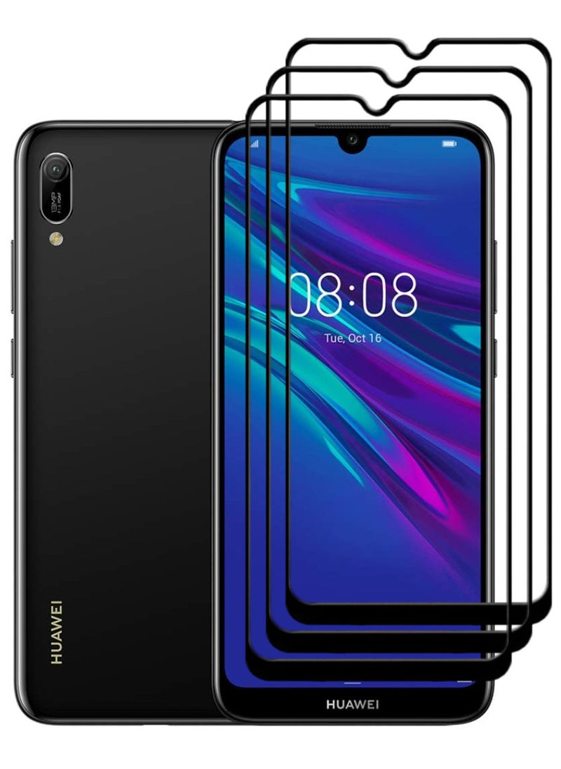 ACLIX 3 Pieces Antistatic ESD Dustproof Premium Quality High Definition Tempered Glass Screen Protector Designed For Huawei Y6 (2019) - Image 1