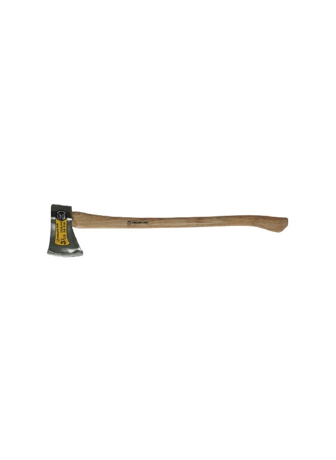 Collins Premium Jersey Single Bit Axe Silver and Brown 37 x 8 x 2 Inch 32731  - Image 1