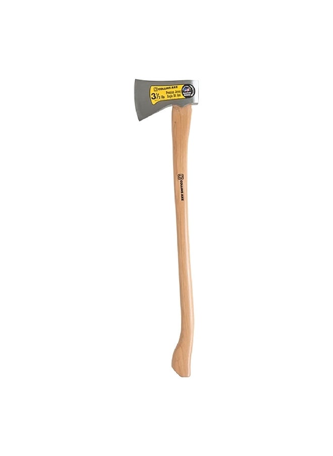 Collins Premium Jersey Single Bit Axe Silver and Brown 37 x 8 x 2 Inch 32731  - Image 2