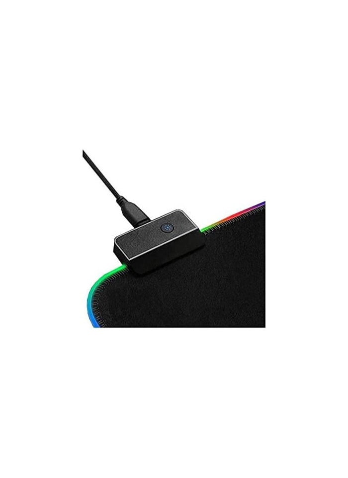 Generic - Marble RGB XL Gaming Mouse Pad, Non-Slip, Water-Resistant, Rubber Cloth, Stitched Edge, Computer Game Mouse & Keyboard Mat || (80 * 30cm) - Image 1