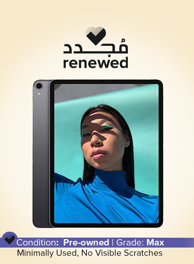 ابل  مجدد - آيباد برو 12.9 بوصة الجيل الثالث 64 جيجابايت رمادي فضائي 4G واي فاي مع فيس تايم - النسخة الدولية - Image 1