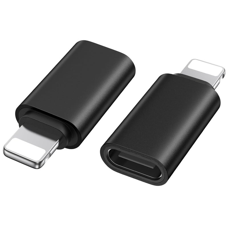 Tobfit Tobfit Light ning Female to USB C Male Adapter for iPhone 16 15 Pro Max Plus,for iPad Air,for Samsung,Support 27W PD Fast Charging&Data Transfer,Type C Charger Connector Cable,Not for Audio/OTG - Image 1