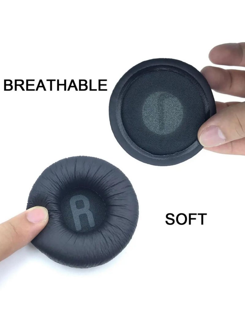 1Pair Replacement Earpads for JBL Tune 600BTNC 500BT T450 JR300 Tune 510BT Headphones Soft Protein Leather Ear Cushion Pads with Memory Foam Comfortable Ear Pads - Image 4