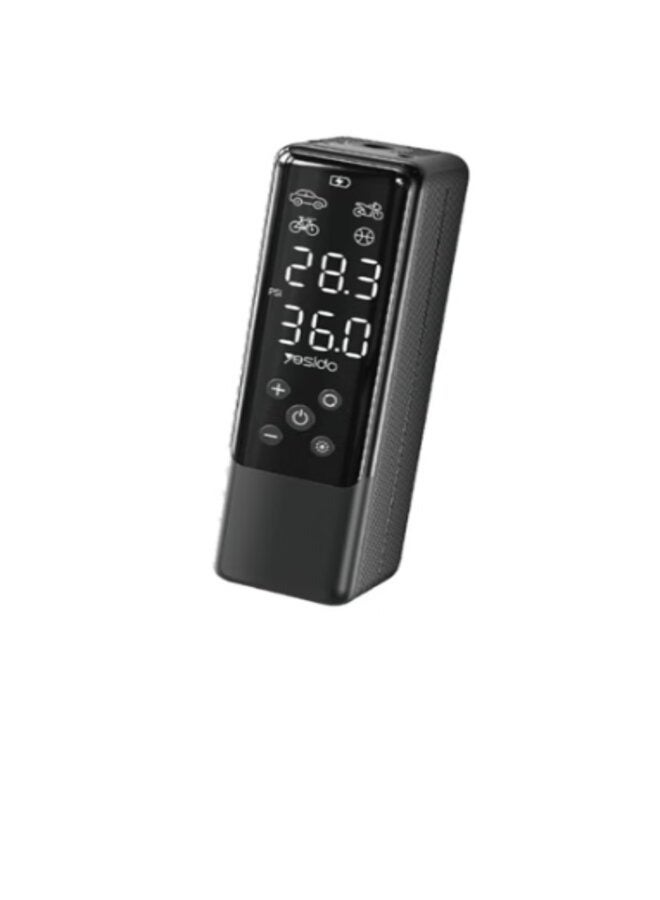Yesido Tire Inflator Portable Air Compressor - 180PSI & 20000mAh Portable Air Pump, Accurate Pressure LCD Display, 3X Fast Inflation for Cars, Bikes & Motorcycle Tires, Balls. - Image 1