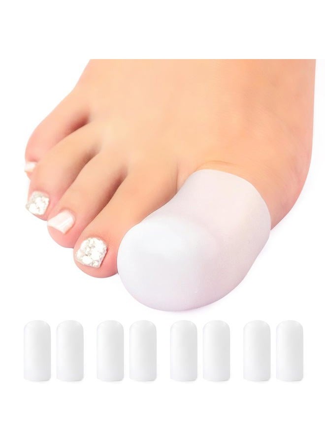 Niupiour Silicone Big Toe Protectors for Women and Men, 14 Pieces of Gel Toe Covers for Missing or Ingrown Toenails, Toe Caps and Sleeves for Shoes, Protect Toe from Rubbing and Friction - Image 1