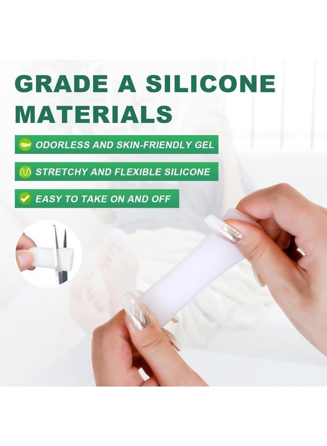 Niupiour Silicone Big Toe Protectors for Women and Men, 14 Pieces of Gel Toe Covers for Missing or Ingrown Toenails, Toe Caps and Sleeves for Shoes, Protect Toe from Rubbing and Friction - Image 5